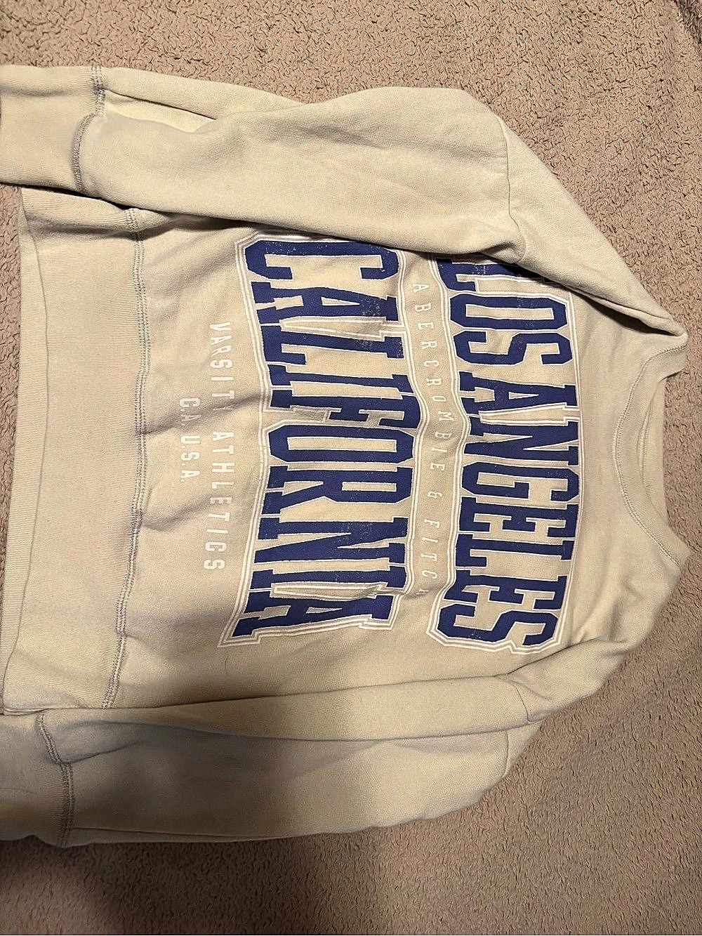 Abercrombie Kids Los Angeles California Varsity Graphics Sweatshirt Graphic